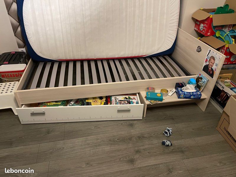 Vends 2 lit+sommier 1 personne (image 4)