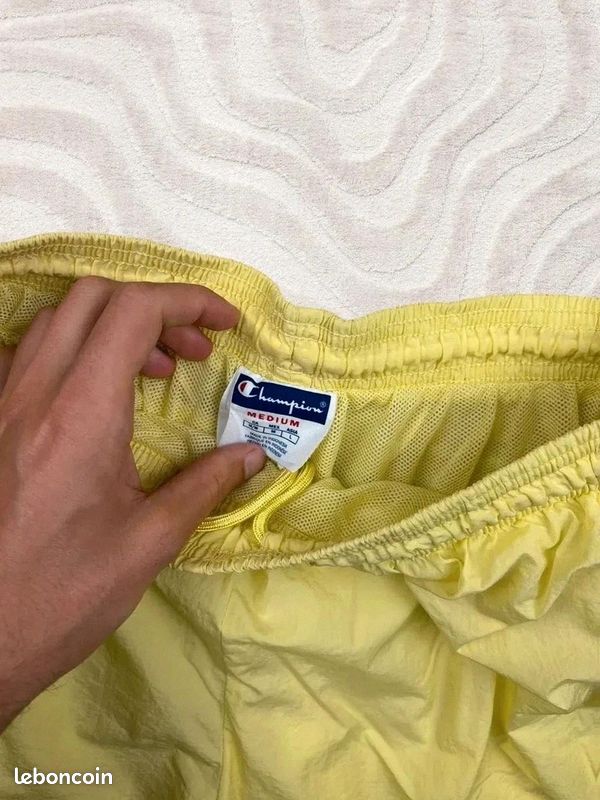 Maillot de bain champion jaune logo brodé taille M #2699ss (image 2)