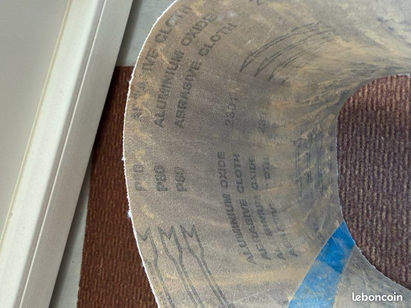 Lot de bande abrasive papier de verre P40/P60/P80 pour machine ponceuse à parquet (image 7)