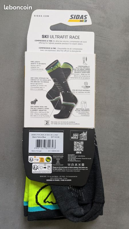Chaussettes de ski performantes Ski Ultrafit Chaussettes de ski performantes Ski Ultrafit