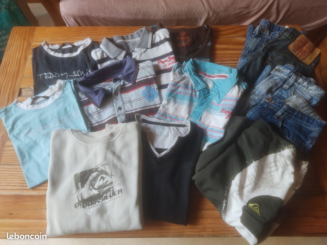 Lot vêtements de marque garçons 14 ans (image 2)