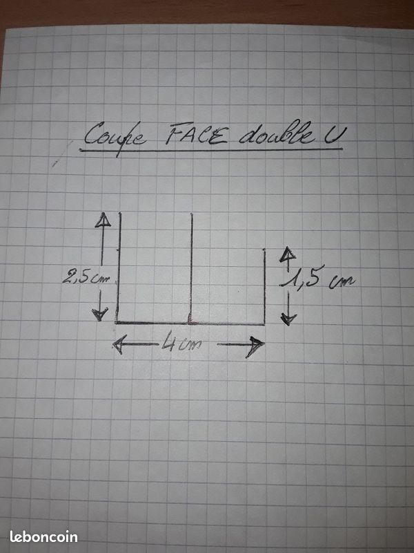 Profilés double U (image 3)