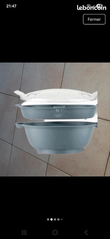 Compact cook. Le grand panier vapeur xxl et le petit compatible tout modèle (image 2)