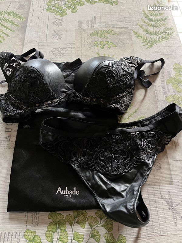 Ensemble noir Aubade Cuir de Rose 90B / 38 (image 3)