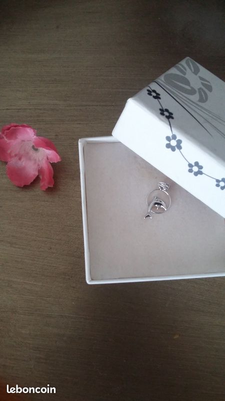 Pendentif dauphin en argent (image 4)