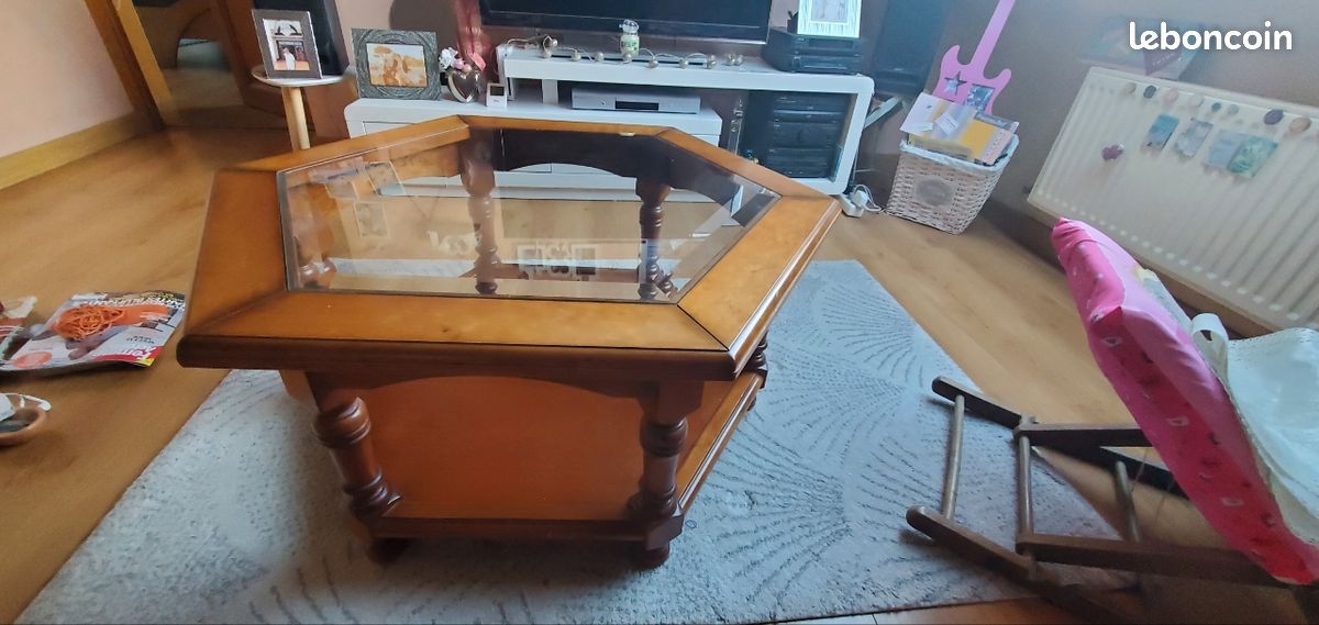 Table basse en merisier massif (image 2)