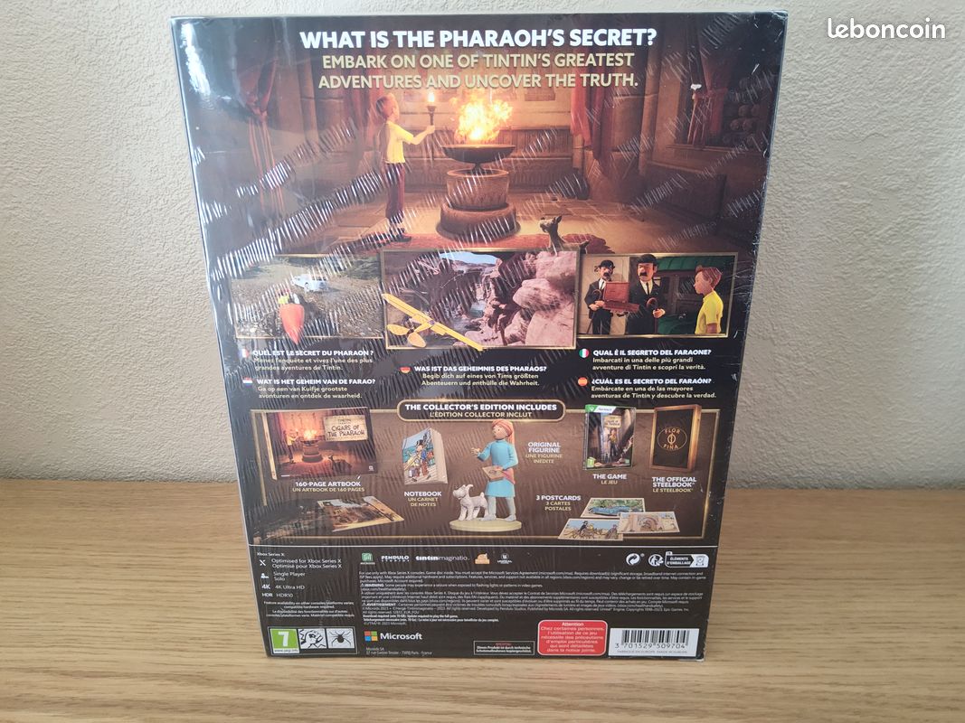 Jeu Tintin Reporter - Les Cigares Du Pharaon - Xbox Series X|S - Version Française - Neuf Sous Blister