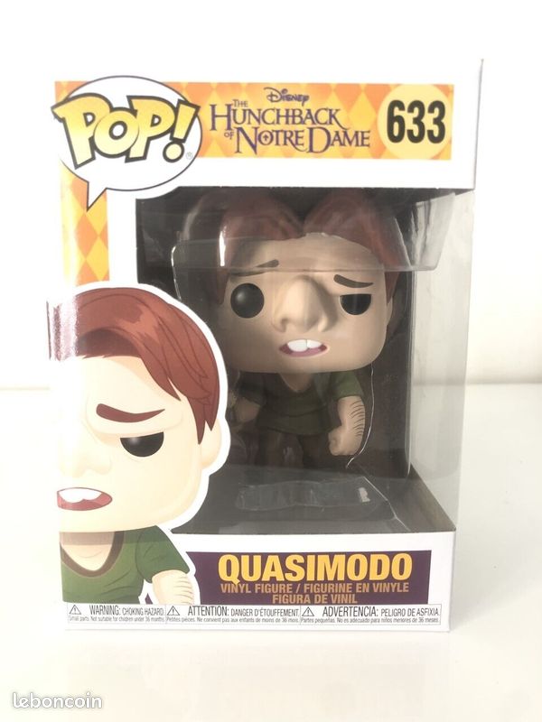 FUNKO POP Le bossu de Notre-Dame Quasimodo 633 Disney Jeux