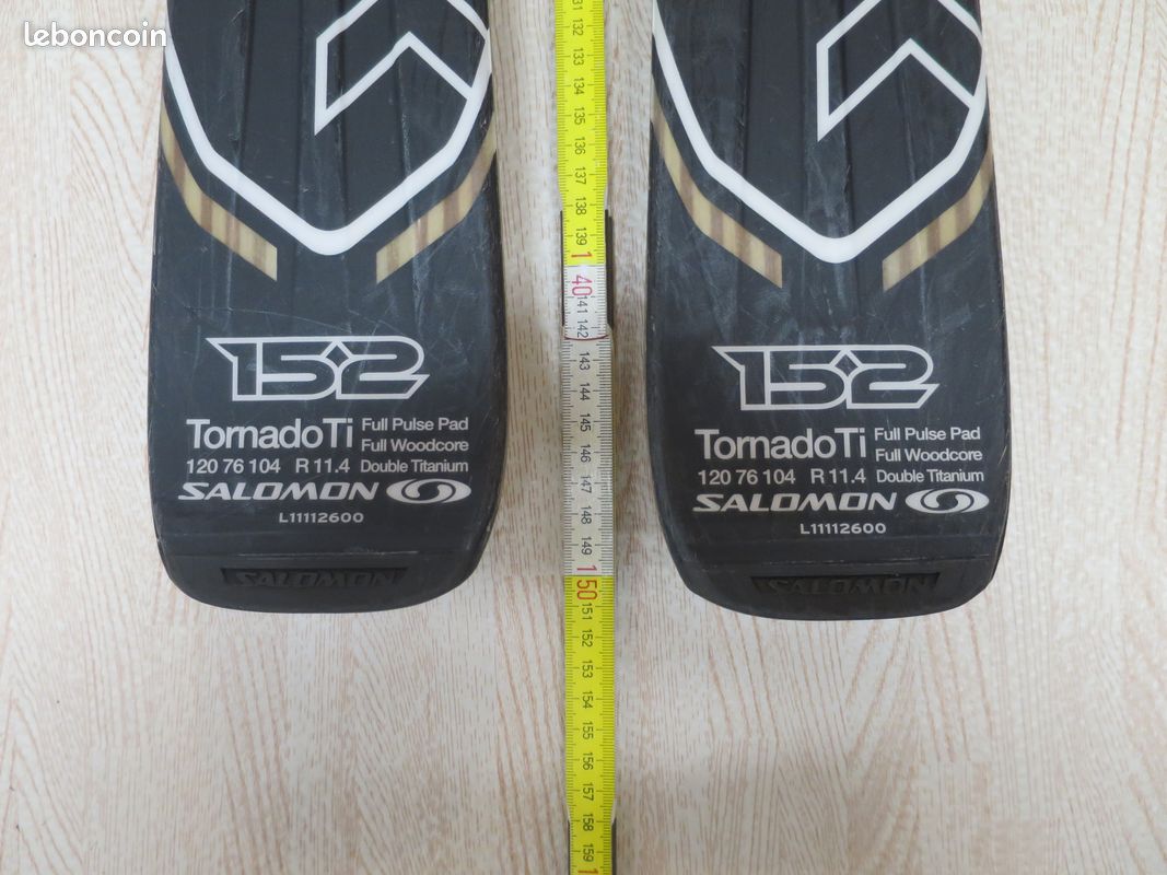 Skier pour femmes Salomon Tornado X-Wing 152 noir avec fication Z12 (image 3)