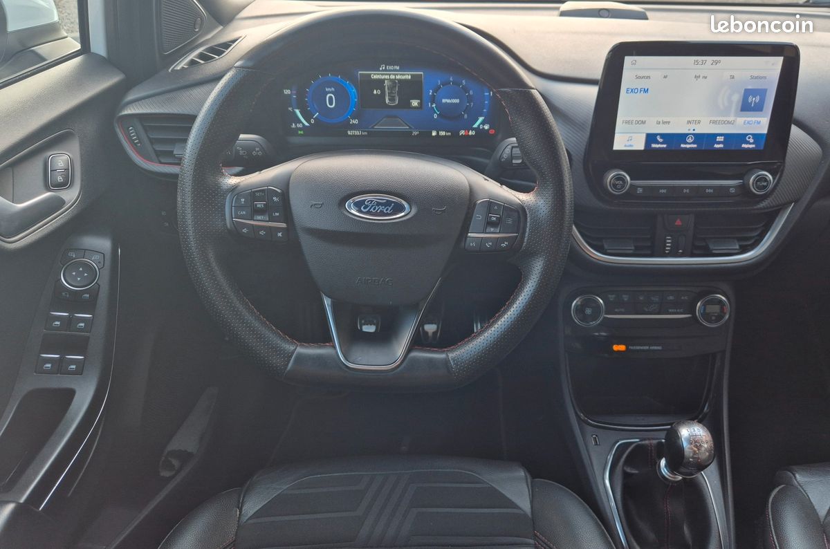 Ford puma 1.0l ecoboost 125 ch hybrid mhev st-line + camera de recul + garantie constructeur jusqu'au 01/2028 (image 10)