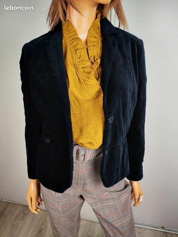 Veste velours monoprix taille 36 (image 2)