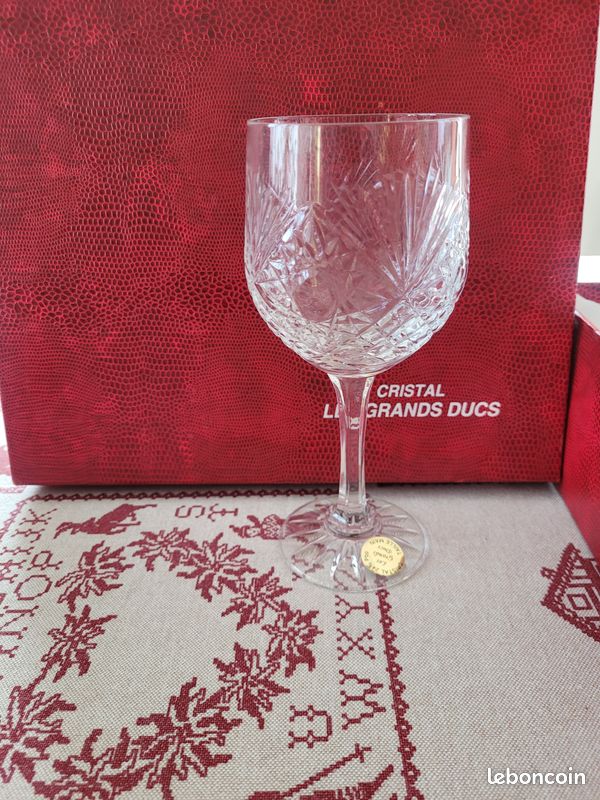 6 verres à eau en cristal (image 2)