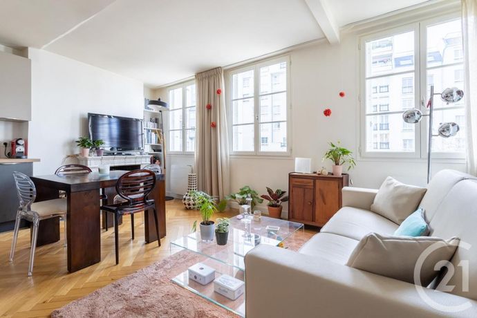 Appartement 2 pièce(s) 39 m²à vendre Paris-3e-arrondissement