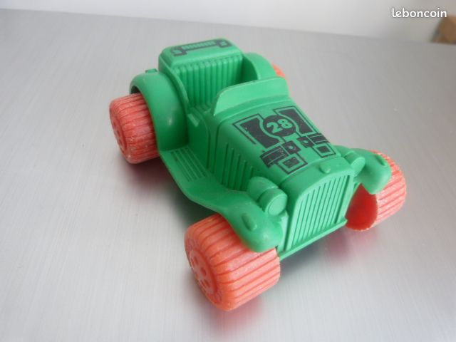 Jeep Ancienne En Plastique 1/32 - Vinyl Line / Viking Plast (Allemagne/Suède, Années 70)