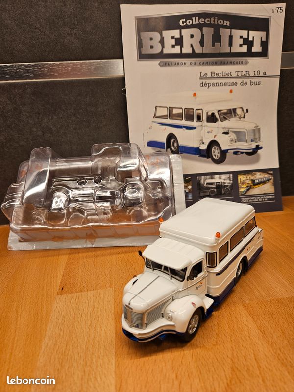 Miniature Berliet Dépanneuse De Bus - édition Hachette, Occasion, Véhicule De Collection