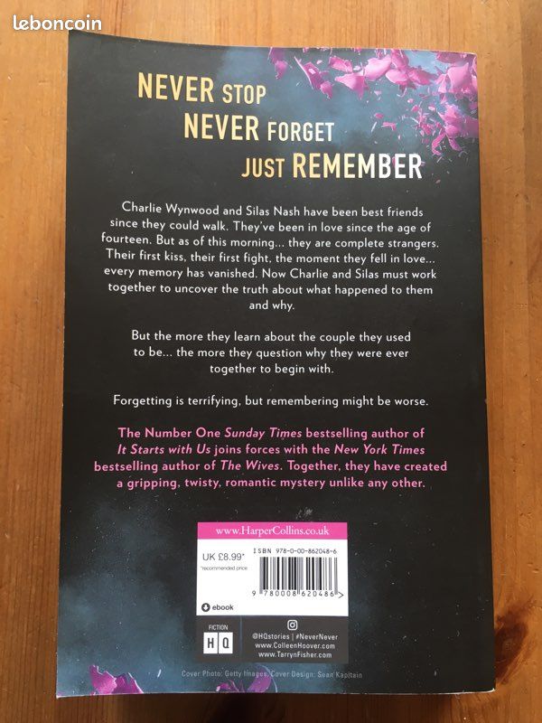 Roman en anglais : Never never de Coleen Hoover et Tarryn Fisher (image 2)
