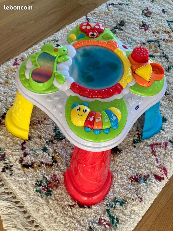 Table d’activités bébé colorée sonore et lumineuse chicco (image 2)