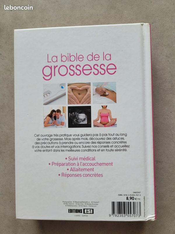 Livre "La bible de la grossesse" (image 2)