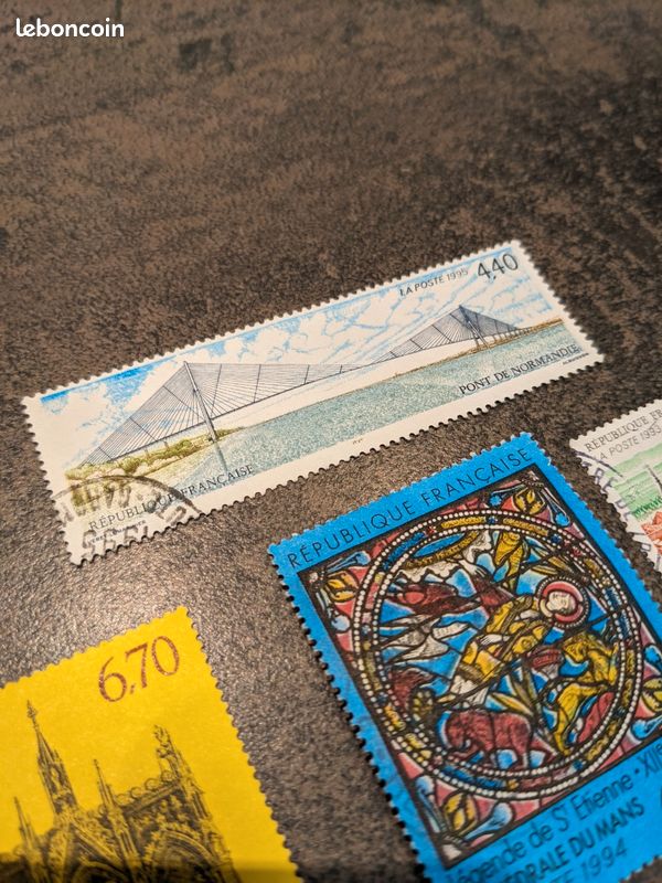 Timbres thème monuments et lieux de France (image 6)