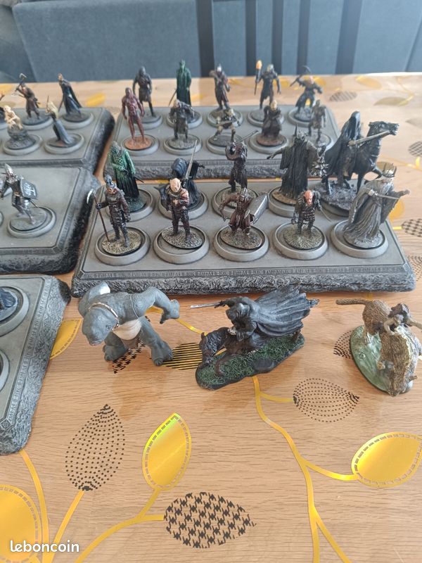 Figurine Le Seigneur Des Anneaux - Roi Des Hommes En Plomb - Eaglemoss 2007 - Occasion Très Bon état