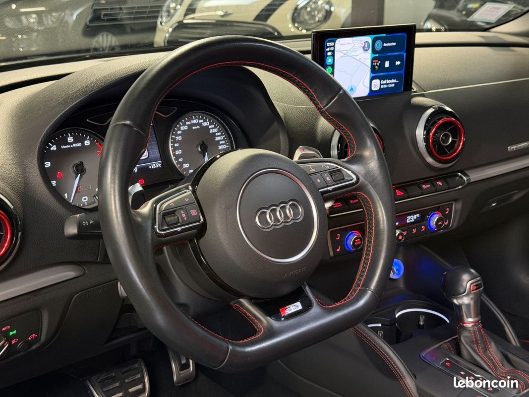 AUDI S3 CABRIOLET 2.0 TFSI 300cv QUATTRO S-Tronic 6 / BO / GRIS NARDO / CARPLAY / ENTRETIEN COMPLET (image 15)