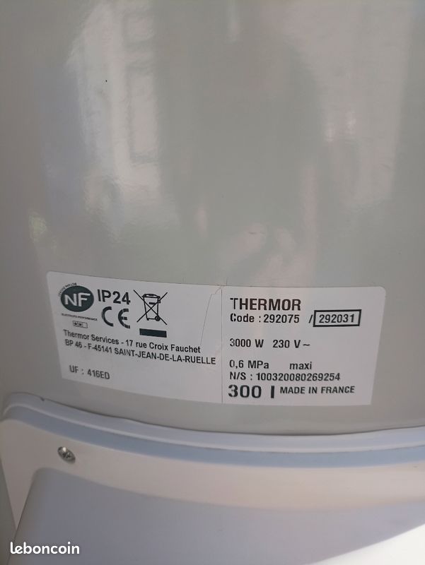 Ballon eau chaude 300l sur pued (image 2)