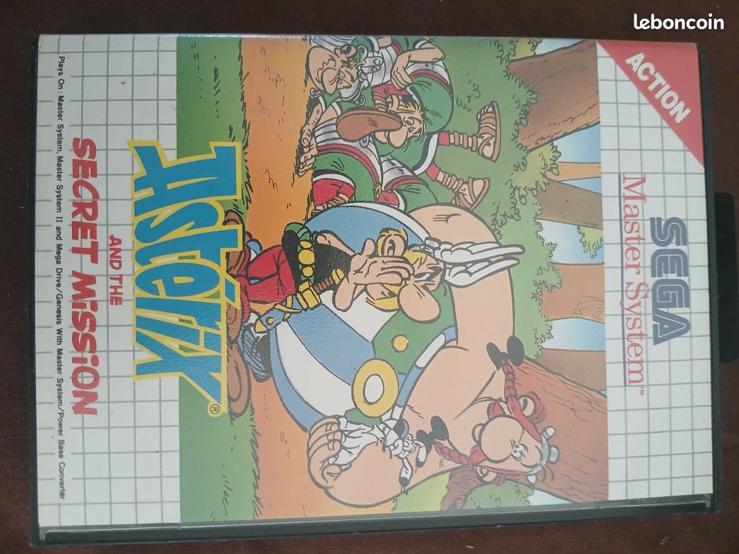 Jeu Sega Master System - Asterix - Édition Rétro - Bon état - Sortie 1986