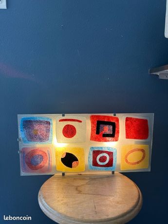 Lampe Applique Murale IKEA Gyllen - Graffiti 3D, Verre, Street Art Vintage