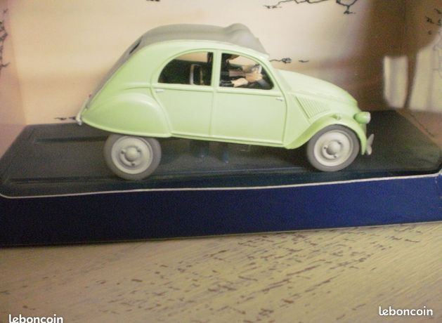 Miniature Atlas 1:43 Citroën 2CV Dupond - Tintin Affaire Tournesol - Occasion