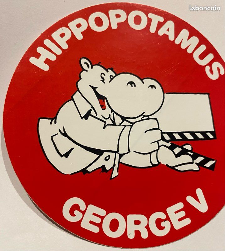 Autocollant Hippopotamus - George 5 (image 2)