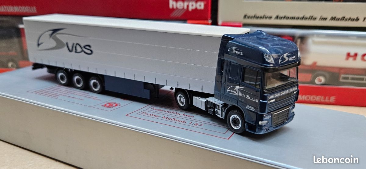 Modèle Réduit Camion DAF XF Wirtz Iberia - Échelle HO 1:87 - Herpa - Neuf