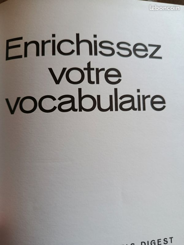 Enrichissez votre vocabulaire (image 1)