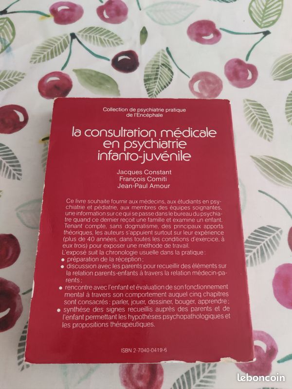 La Consultation médicale en psychiatrie infanto-juvénile "Broché" de Jacques Constant (image 3)