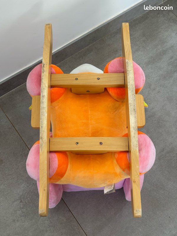 Vache à Bascule Funny Farmers Nattou Bébé Enfant Peluche Douce Jouet Éveil Motricité TBE (image 17)