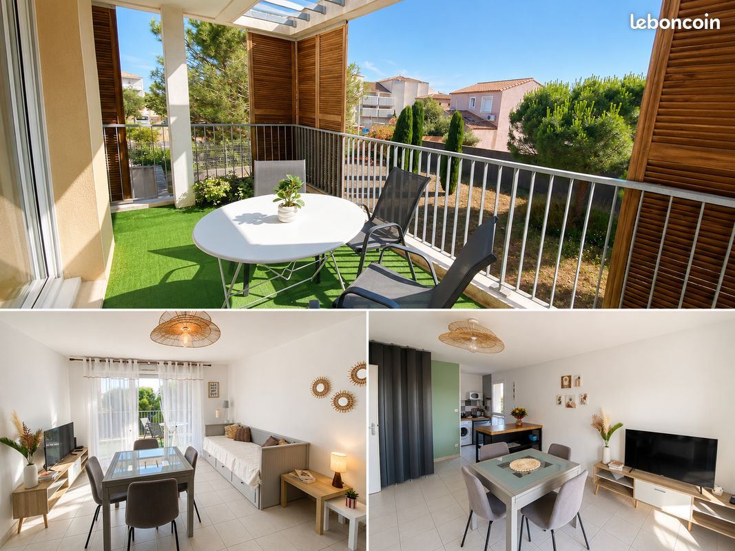 Appartement 2 pièces 44 m² · à Agde · 44 m² · 720 €/mois