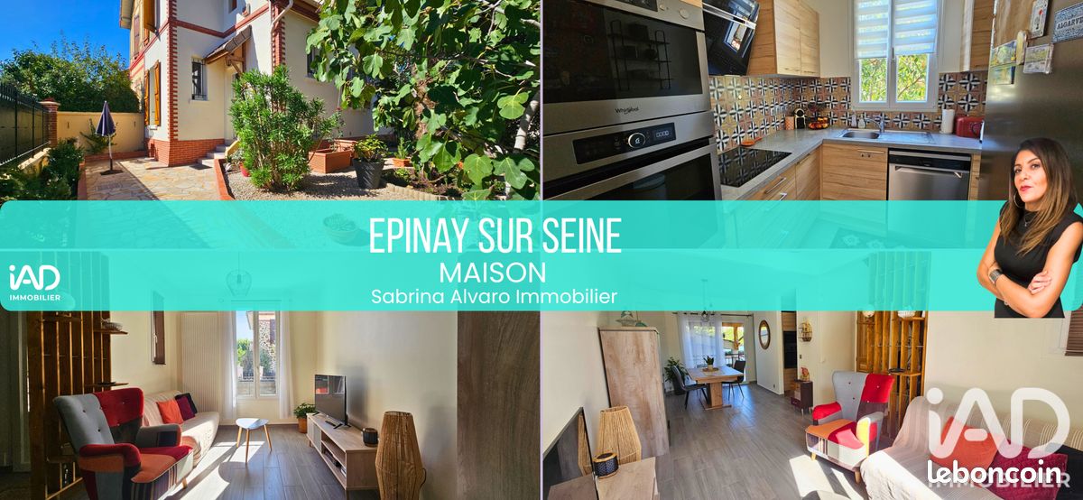 Maison 4 pièces 75 m² · à Épinay-sur-Seine · 75 m² · 358 000 €
