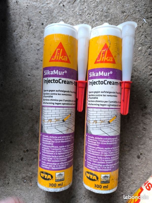 SIKA - Traitement humidité des murs - SikaMur InjectoCream (image 1)