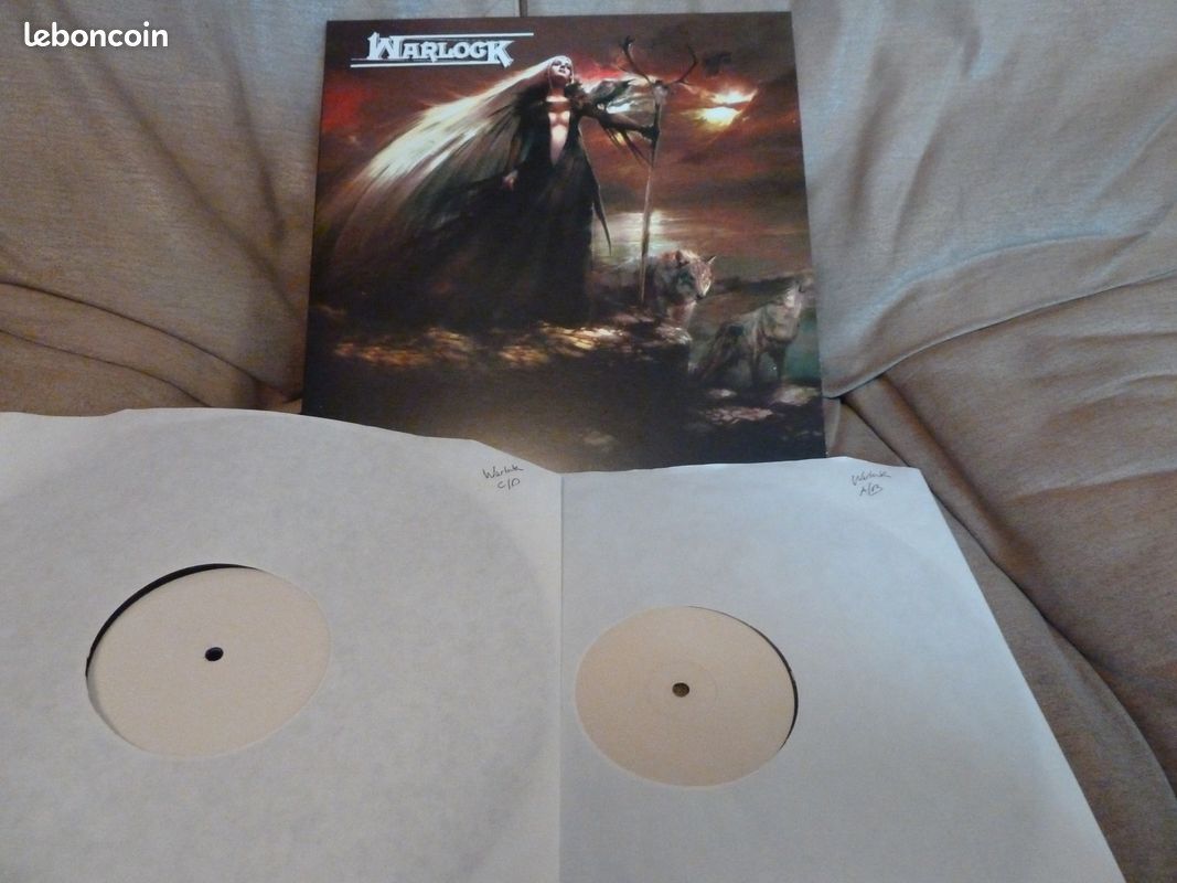 WARLOCK"live at volksbildungsheim"1985 double vinyle TEST PRESSING DORO (image 1)
