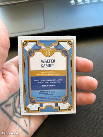 TOPPS 2022-23 WORLD Cup Champions Argentine Numéro FT-8 Walter Samuel