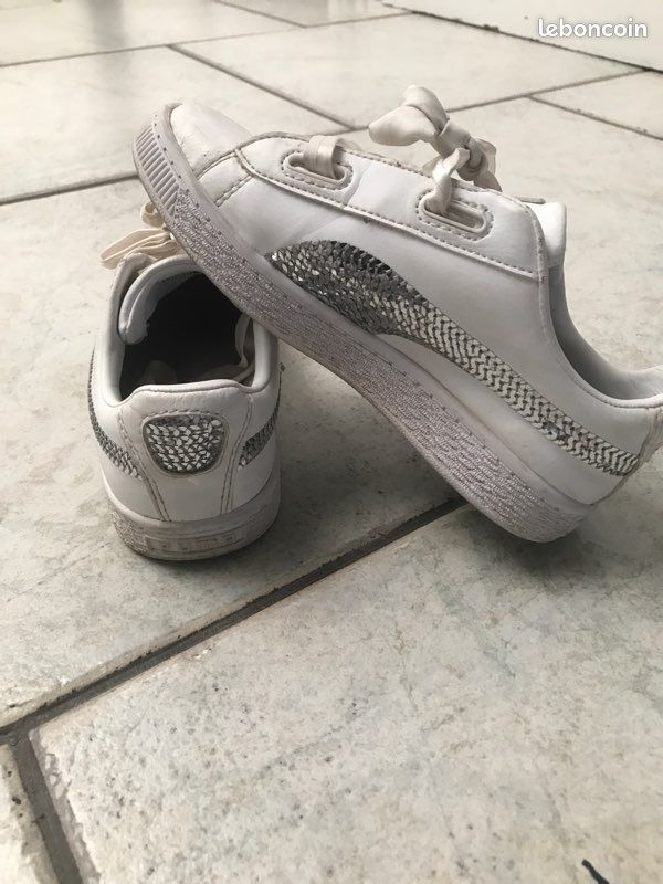 Puma Strass Basket A Strass Basket Puma à Strass Chaussures