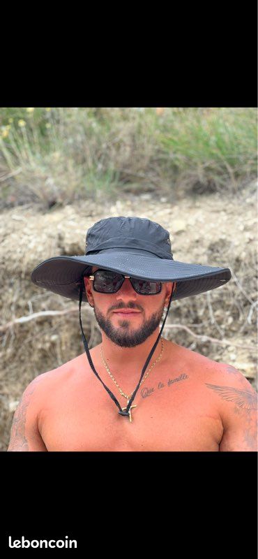 JK88815 Femme Chapeau de Pêcheur Chapeau de Soleil Chapeaux de Visière