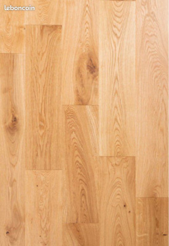 Neuf Parquet chêne massif vernis 15cm 5.40m2 Orleans Decorasol (image 1)