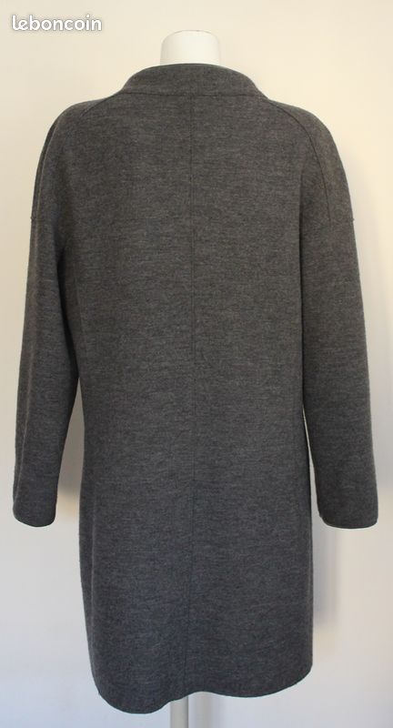 Tf14 Manteau gris CLAUDE MONTANA T.42 (image 4)