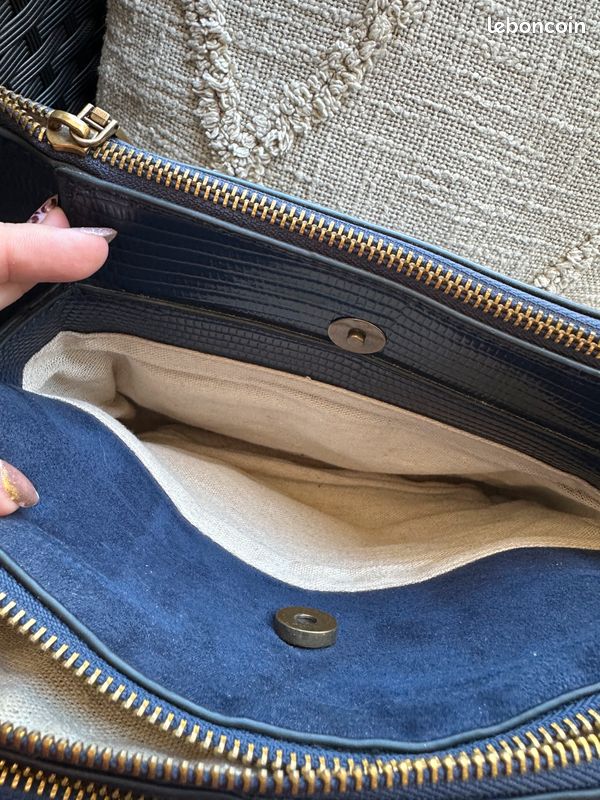 Sac Bandoulière Femme Bleu - Marque Parfois - Faux Cuir - Neuf Sans étiquette