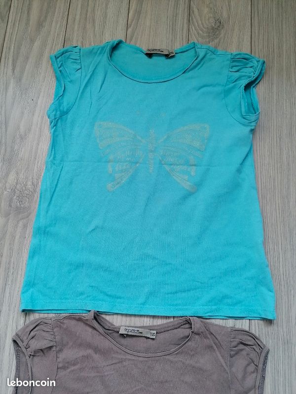 Lot tee shirt fille 10 ans (image 3)