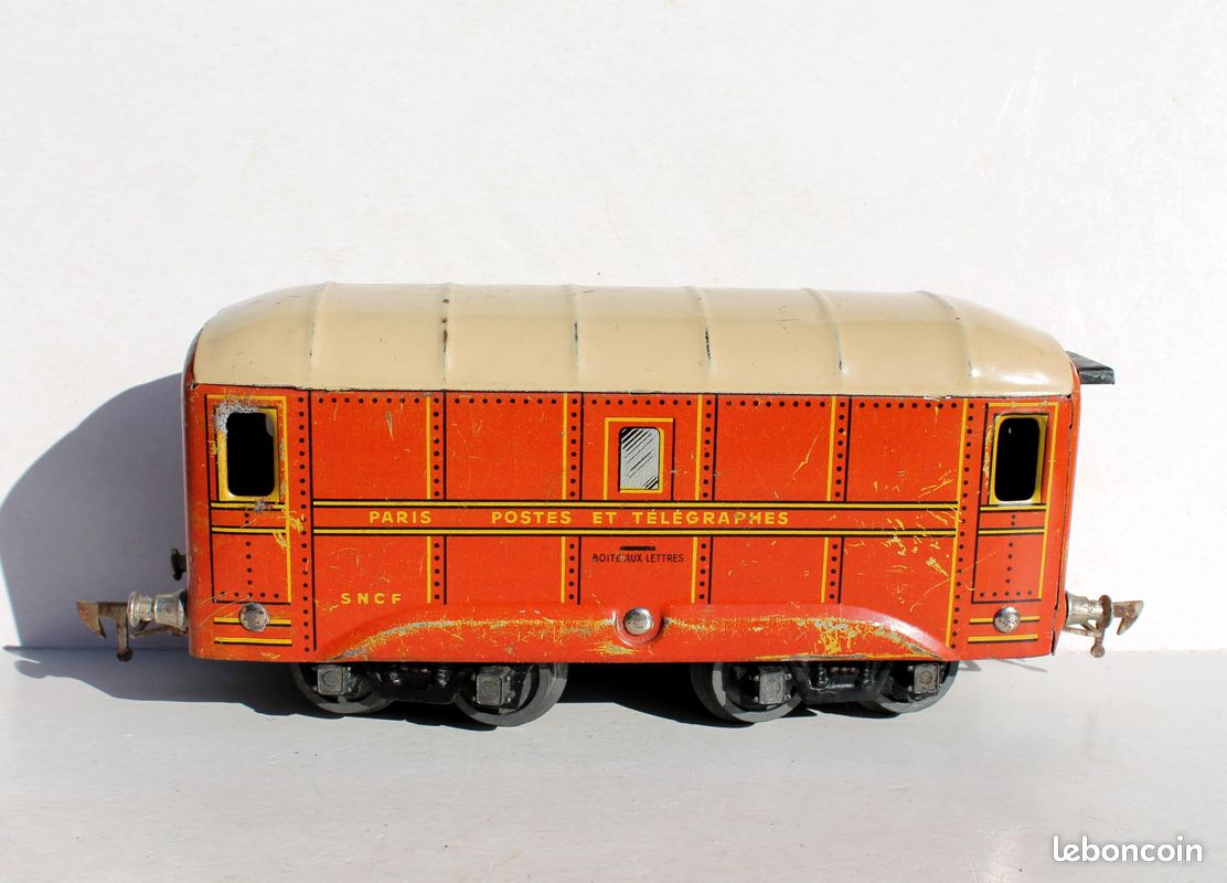 Wagons Pullman Et Fourgon Container Flèche D'Or JEP - Occasion Traces D'âge - Attention: VENDU