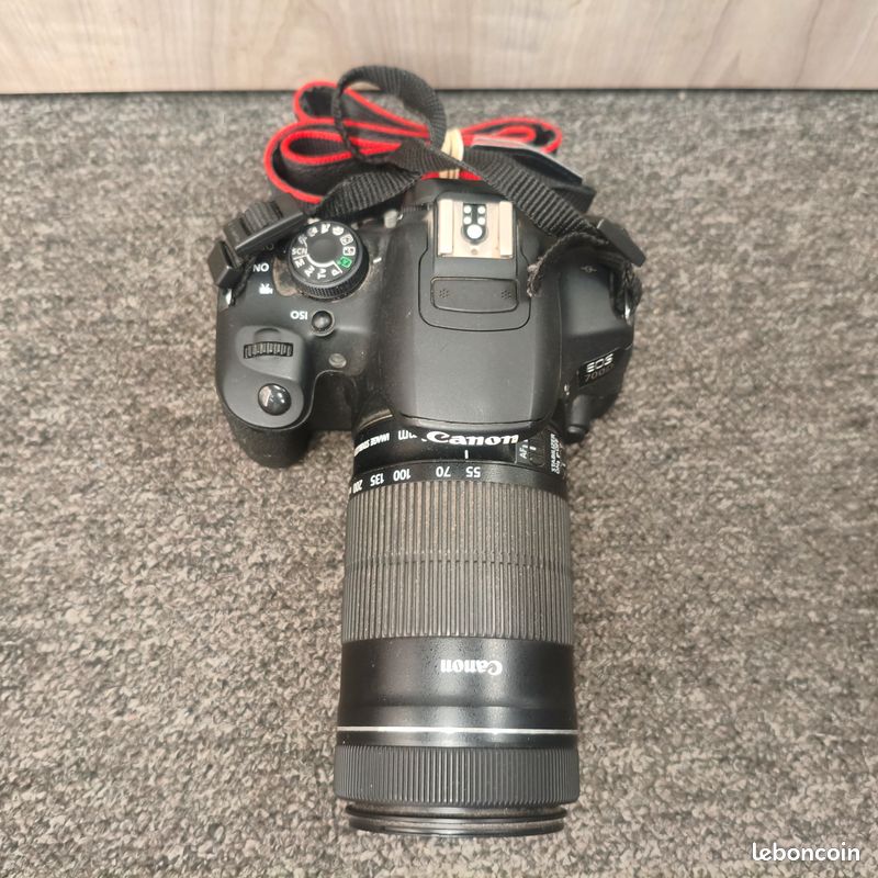 Canon Eos 700D + 55-250 - 1:4-5.6 IS STM - Garantie 2 ans (image 2)