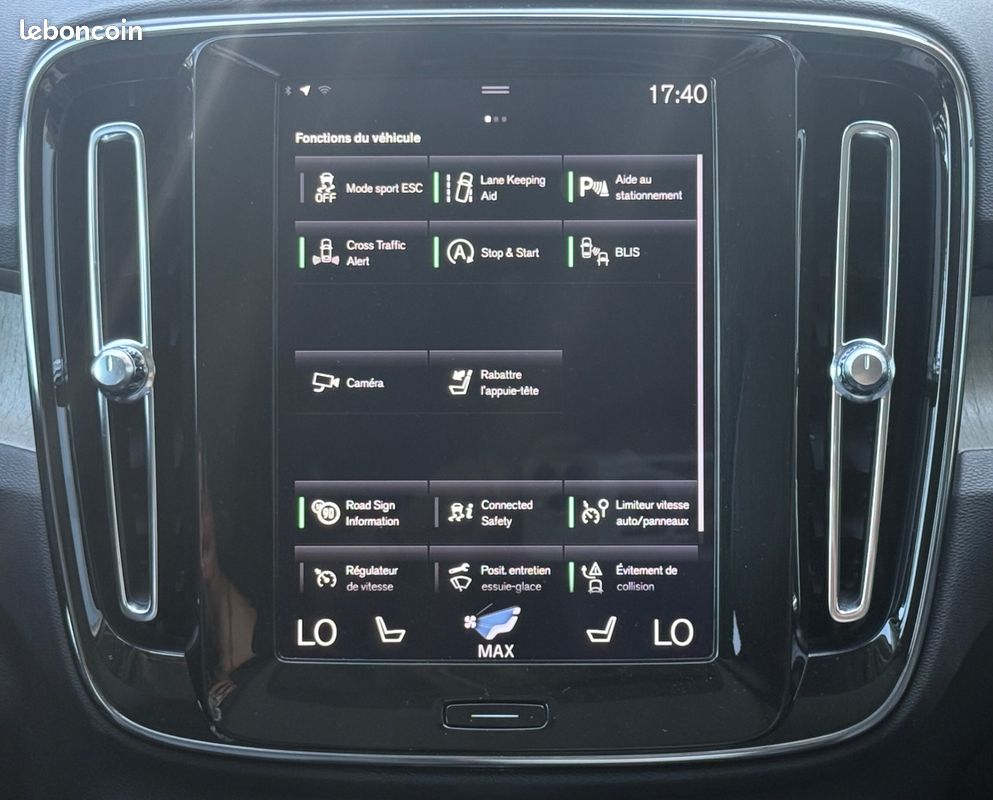 VOLVO XC40 1.5 T3 165 2WD GEARTRONIC INSCRIPTION LUXE Bva - ATTELAGE ESCAMOTABLE ELECTIQUEMENT (image 27)