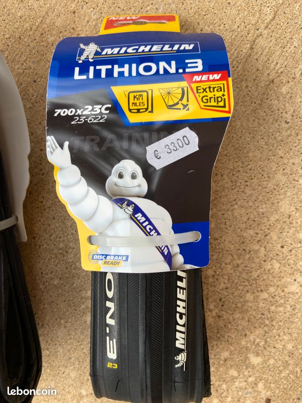 Pneu Michelin Lithion 3 700x23c - Pour Vélo De Route, Course