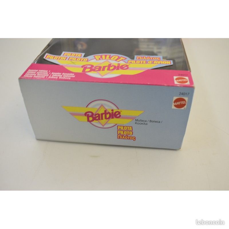 Barbie Pilot Pilote D'avion Mattel 1999 Poupée Neuve En Boite